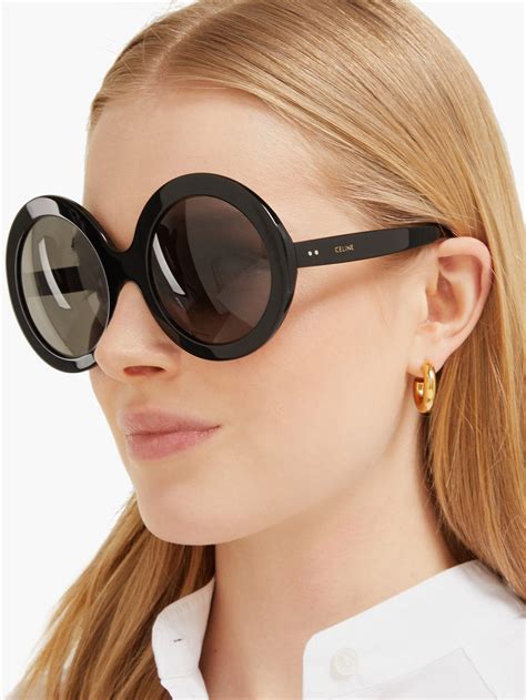 oversized round sunglass